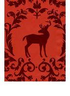 American Blinds Woodland Pattern VC0806 Lipstick Burgundy