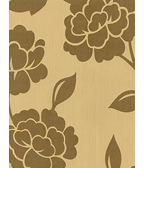 American Blinds 17516 Superfresco Flock Effect Divine-Biscuit